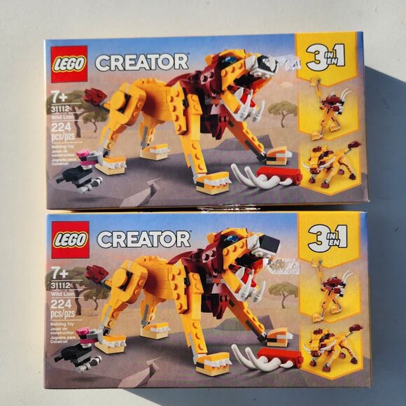 NEW LEGO Creator 3-in-1 BUNDLE Lion Safari 31112 Bundle Ostrich Warthog Pumba - Picture 5 of 9